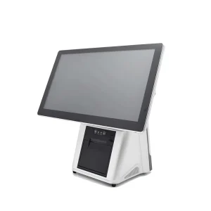 Silver Supermarket 15.6 Point of Sale Restaurant Pos System Retail Windows and Android 8+128G