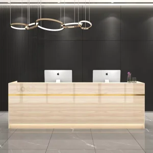 Simple Modern Commercial Cashier Desk Compact Bar Table for Small Shops Ideal Counter for Clothing Stores Hairdressing Salons