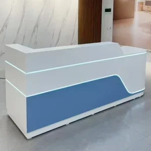 Simple Modern Office Reception Desk Consulting Service Desk Clothing Store Cashier Bar Table Lacquered Cashier Counter