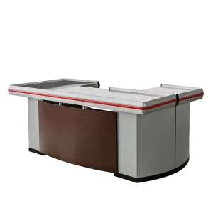 Simple Supermarket Cashier Counter Solid Wood Small Bar Table Front Desk Clothing Convenience Store Small