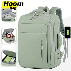 Simple and Fashionable Multi color Customizable Casual Multi pocket Waterproof Backpack with USB Interface Backpack for Men