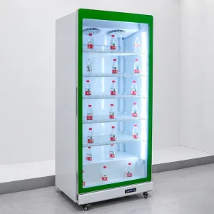 Single Door Commercial Supermarket Air Cooler for Beverages Drinks Display Fridge Refrigerator for Stores and Supermarkets