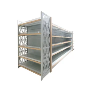 Single Double Sided Gondola Shelf Supermarket Convenience Store Retail Display Rack