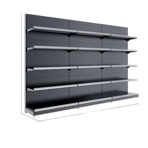 Single Side Shelf Supermarket Shelving Store Metal Racks Supermarket Shelf Convenience Store Gondola Rack