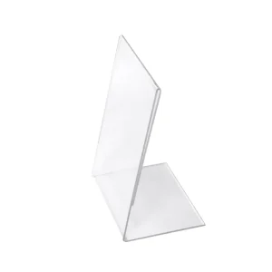 Slanted Plastic Sign Holder Clear Acrylic Table Stand A4 A5 A6 Size Price List Acrylic Holder for Store