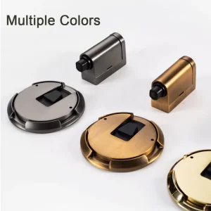 Sliding Door Stop Baby Safety Floor Mounted Door Holder Stopper Zinc Alloy Interior Door Stop