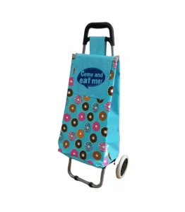 Small Foldable Shopping Trolleys for Fashion Supermarkets Promotional Fashion Carts