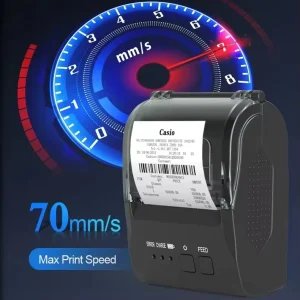 Small Household Appliances Portable Receipt Printer 2Inches Direct Thermal Barcode Label Printer USB/ BT Interface Printer