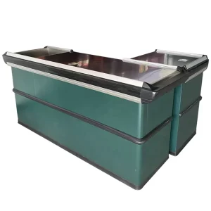 Small Mini Fashion Steel 304 Stainless Powder Coated Customizable Color Convenience Store Checkout Counters