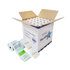 Small Roll Core High Quality Thermal Paper 58mm Ticket 78mm Cashier POS Thermal Paper Roll 57x30mm Ton