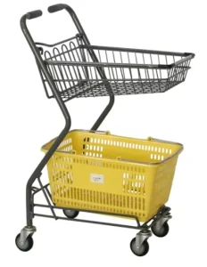 Small Shopping Trolley Hand Push Cart for Supermarket