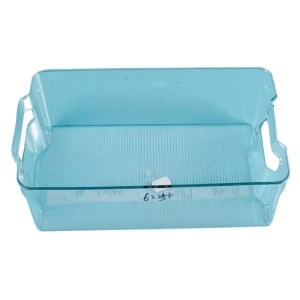 Small Square PET Pantry Organizer Bins Handles Modern Design Hot Pressed Kitchen Cabinet Storage Stackable Food Storage