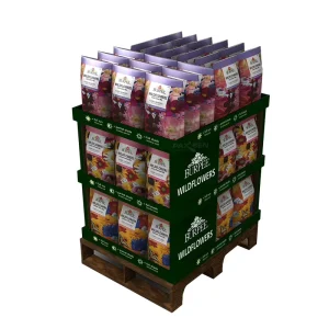 Snacks Promotional Dump Bin Mobile Phone Accessories Dump Bin Display Paper Dump Bin Display for Supermarket Sales