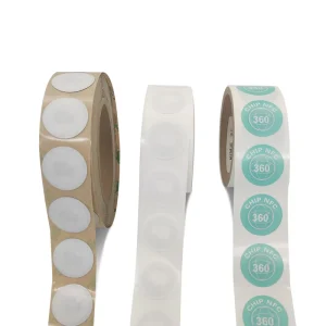 Social Media Tag Customized Logo Printing ISO14443A 13.56MHz RFID Paper Label NTAG 213 Sticker