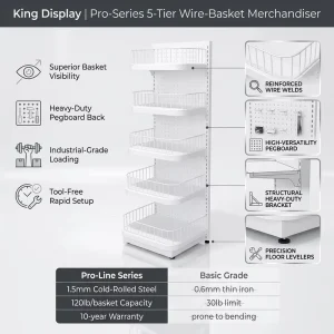 Space Saving Double Sided Heavy Duty Metal Supermarket Display Shelves Gondola Shelving System Retail Store Grocery Shop Rack