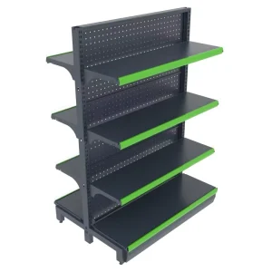 Space Saving Durable Modular Iron Metal Shelving Heavy Duty Display Stand for Supermarket Retail Grocery Store