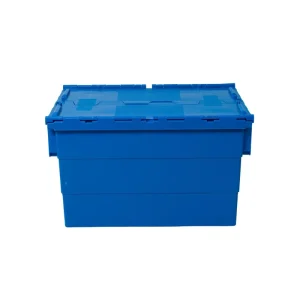 Stackable and Nestable Plastic Storage Crate Logistics Transportation and Warehouse Storage Plastic Moving Crates