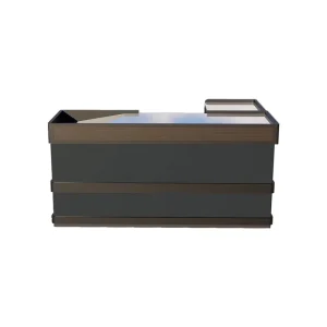 Stainless Steel Checkout Counter 201 Stainless Steel Countertop for Supermarket Smooth Countertop Easy to Maintain