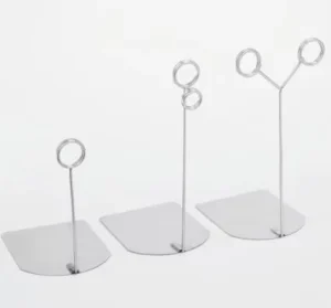 Stainless Steel Price Label Holders for Food Tag Display