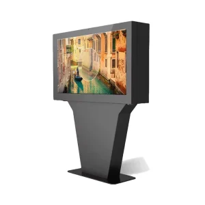 Stand Floor Horizontal Digital Signage IP55/IP65 Protection Level LED Display Screens Advertising Subway Kiosk