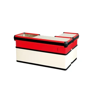 Steel Cashier Desk Check out Counter Desk Retail Cash Desks Customized for Shop
