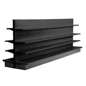 Steel Shelf Stand Rack Retail Store Double Sided Gondola Supermarket Store Fixture Display