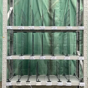 Steel Wire Shelf Dividers with Clips Durable Space Saving Organizers for Clothing Store Product Display and Separation