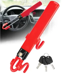 Steering Wheel Lock Anti Theft Car Device Heavy Duty Security Car Lock Antitheft Locking Adjustable Car Wheel Lock