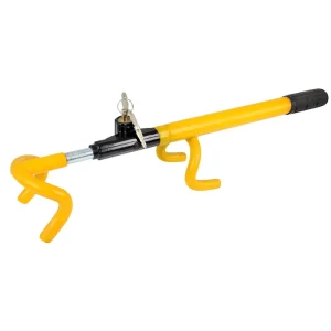 Steering Wheel Lock Twin Bar Car Lock Anti Theft Device for Universal Cars