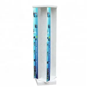 Store Shop Rotating Pegboard Product Display Stand Racks for Hanging Mobile Phone Accessories Mobile Accessory Display Rack