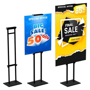 Street Market Stand Signboard Double sided Menu Sign Holder Store Signage Poster Board
