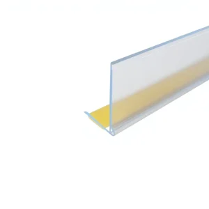 Strong Adhesive Plastic Price Tag Clip for Edge Shelf Retail Store Label Display Bulk Supply