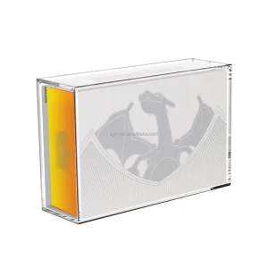 Strong Magnetic Acrylic Case for Charizard Ultra Premium Collection Box TCG UPC Display Protector Clear Storage Stand Custom