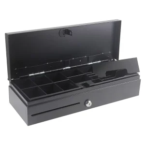 Stylish 170mm Mini Fliptop RJ11 Cash Drawer for POS Checkout Counters Convenient Mini POS Cash Drawers