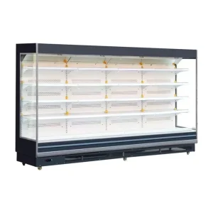 Supermarket Air Curtain Cabinet Fridge Display Cooler Refrigerator Display Open Chiller for Vegetable Fruit