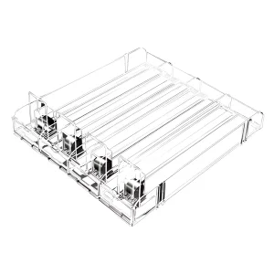 Supermarket Automatic Display Bottle Shelf Cigarette Rack Pusher Plastic Dividers Tobacco Organizer Case