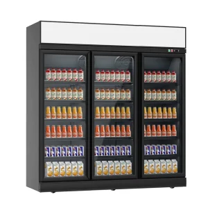 Supermarket Built in Beverage Display Cooler Cola Refrigerator