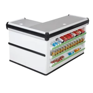 Supermarket Cash Counter Cash Desk Checkout Counter for Shop Supermarket Cashier Store Checkout Counter