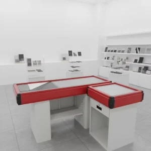 Supermarket Checkout Counter Cashier Desk Retail Checkout Table