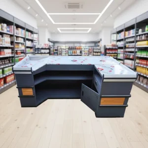 Supermarket Checkout Counter Cashier Desk Retail Checkout Table