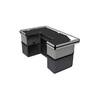 Supermarket Checkout Counter Customizable in Multiple Sizes and Colors to Choose From