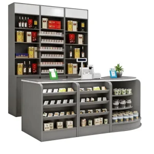 Supermarket Checkout Counter Retail Grocery Store Cashier Checkout Counter