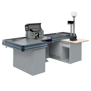 Supermarket Checkout Counter With Conveyor Belt for Supermarket