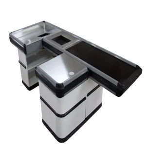 Supermarket Checkout Counter with Conveyor Belt