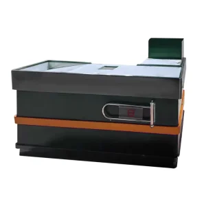 Supermarket Checkout Counters Modern Grocery Shop Steel Cashier Counters