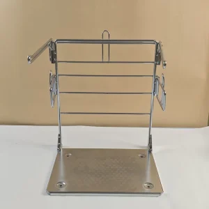 Supermarket Chrome T Shirt Bag Holder Vest Handle Shopping Bag Hanging Rack Dispenser Organizer Plastic Grocery Bag Holders
