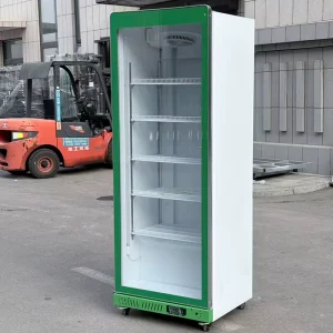 Supermarket Commercial Refrigerated Cabinet Beverage Refrigerator Vertical Glass Door Display Refrigerator Wine Cabinet