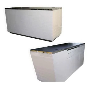 Supermarket Convenience Store Checkout Counter Customized Pharmacy Shop Cashier Desk Grocery Mini Mark Checkstand Rack