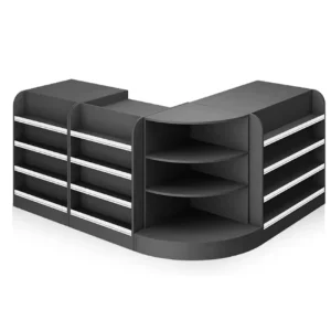 Supermarket Convenience Store Maternity Shop Checkout Counter K style Modern Small Wooden Corner Multifunctional Powder