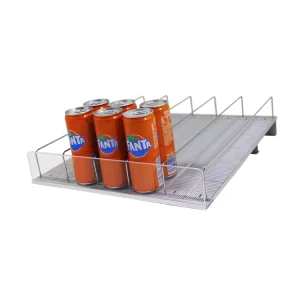Supermarket Convenience Store Retail Store Gravity Feed Roller Shelf Adjustable Display Rack for Cans